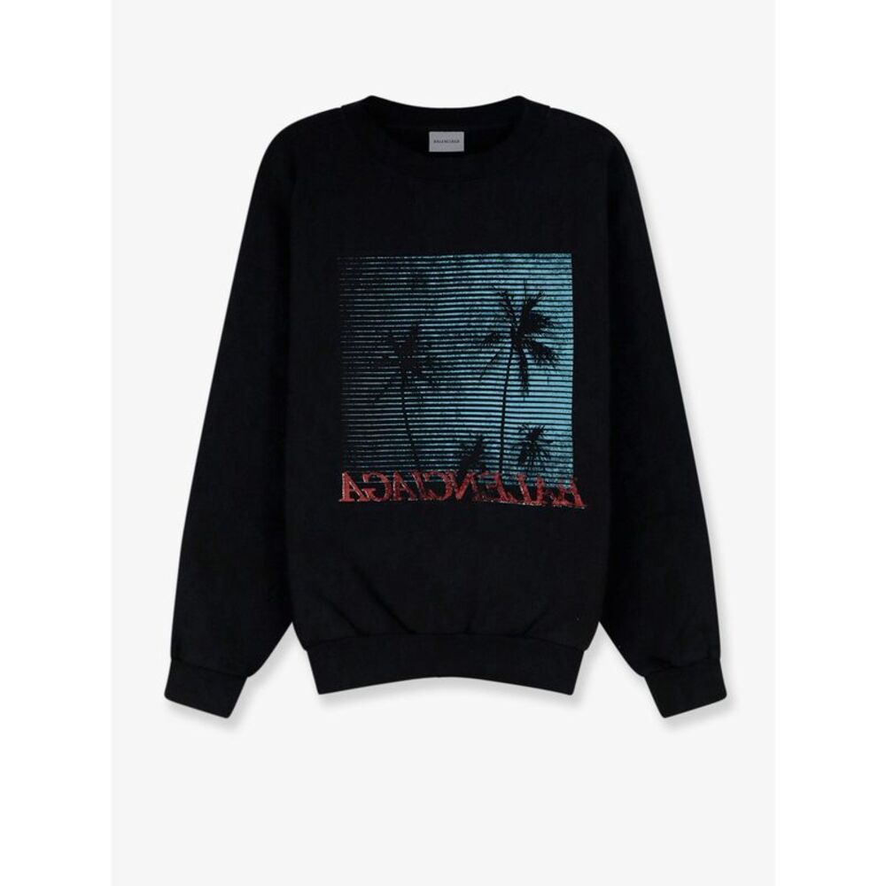 Balenciaga Men Cotton Sweatshirt